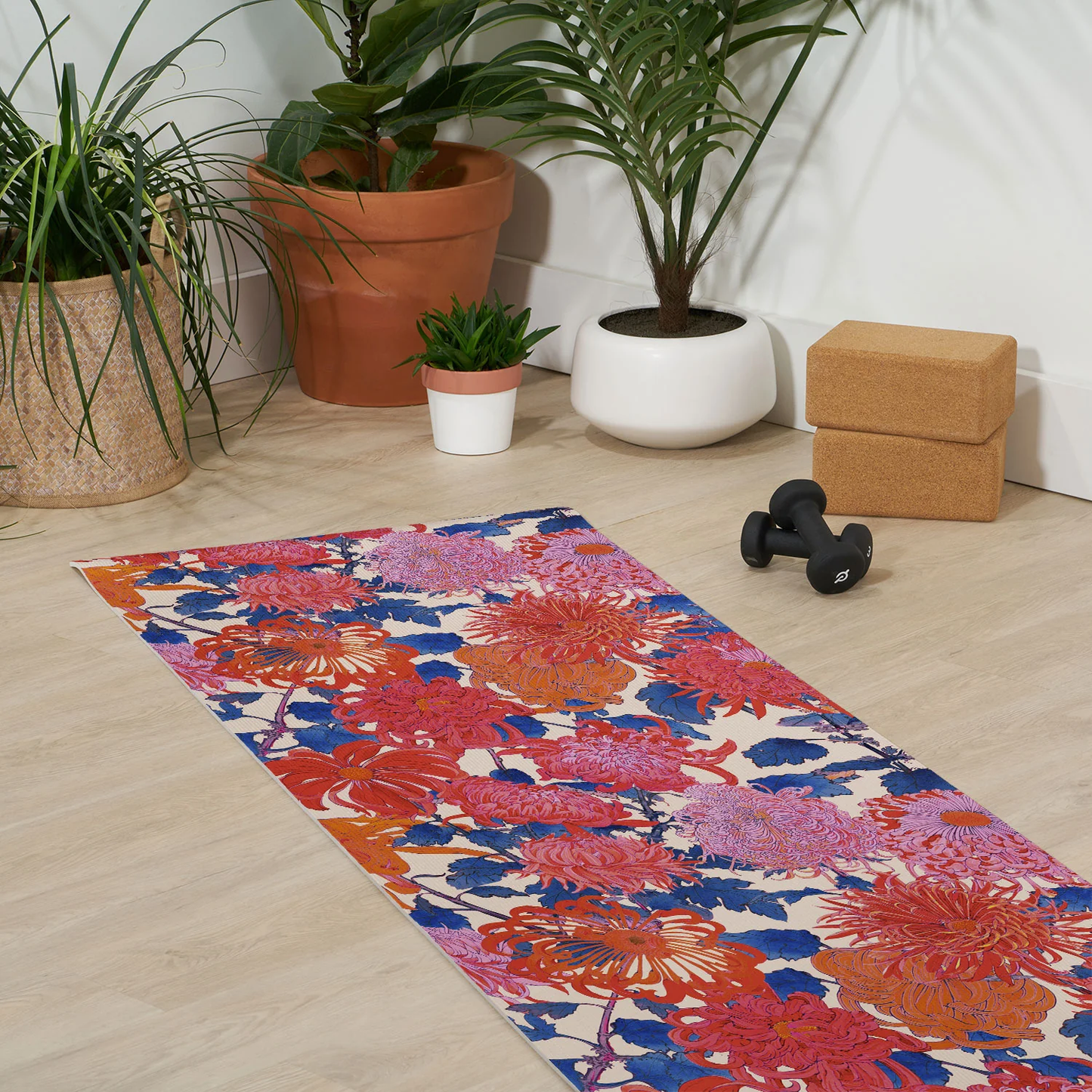 Moody Blooms Yoga Mat