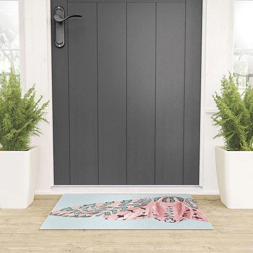 Tiger Moth Door Mat