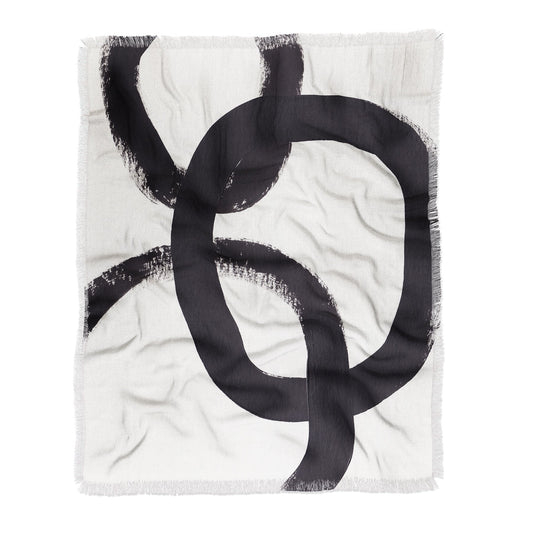 Circles Throw Blanket - Lightweight