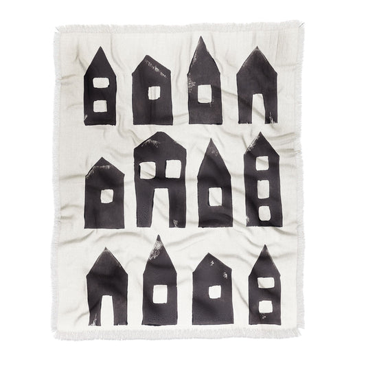 Tiny Houses Throw Blanket - Lightweight