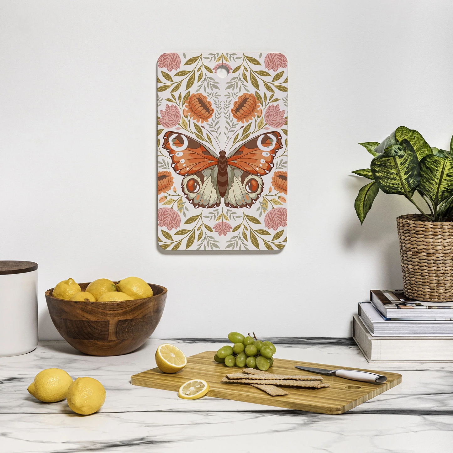 Morris Butterfly Bamboo Cutting Board