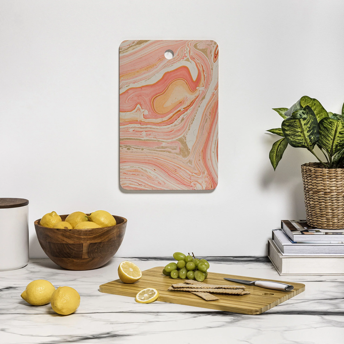 Marbled Bamboo Cutting Board