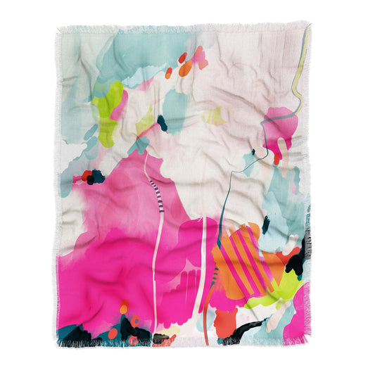 Pink Sky Throw Blanket - Lightweight
