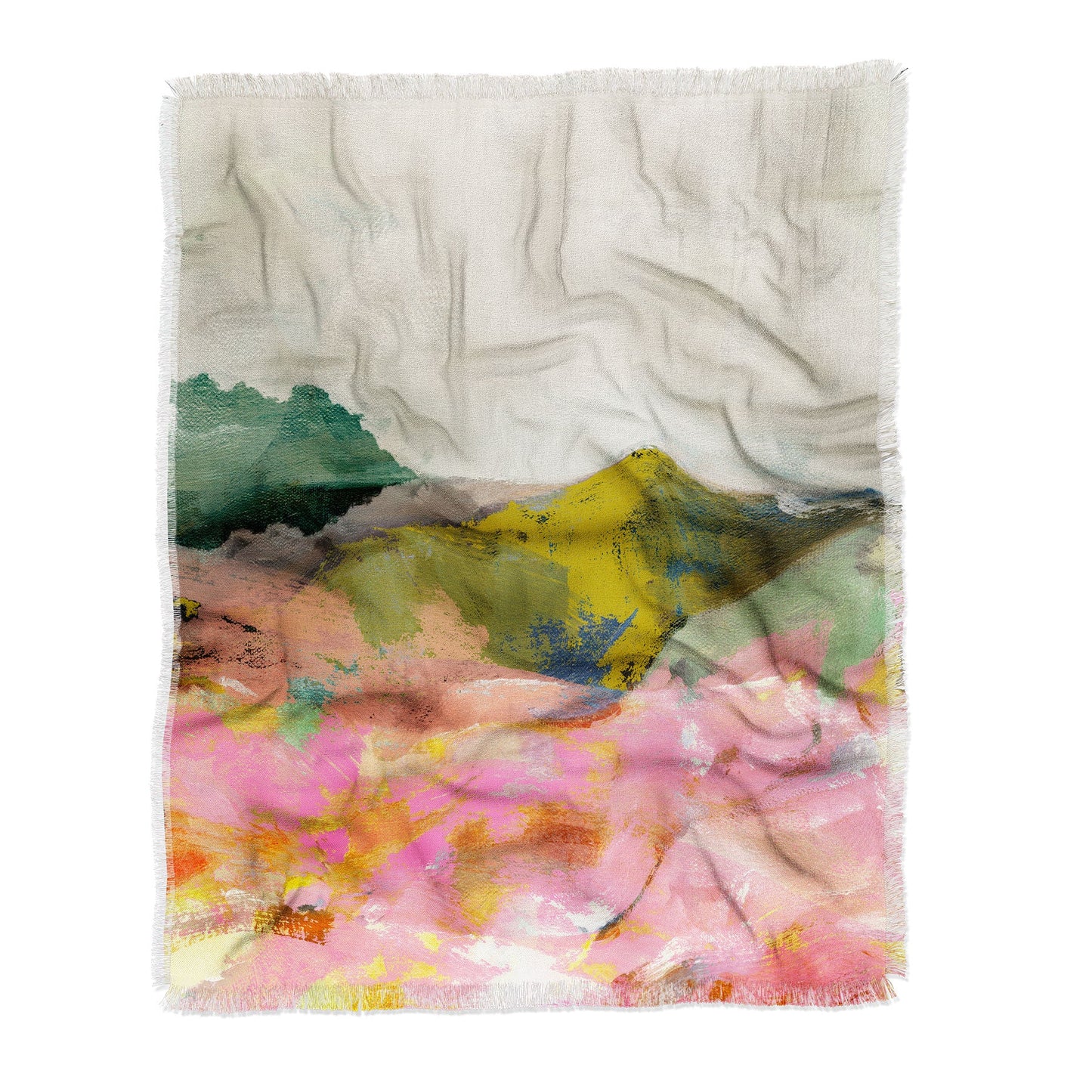 Summer Landscape Throw Blanket - Lightweight