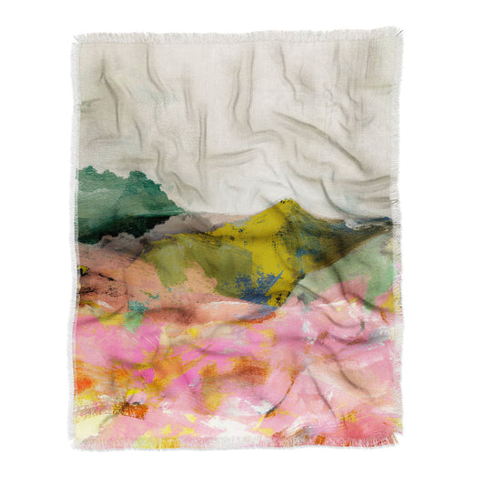 Summer Landscape Throw Blanket - Lightweight