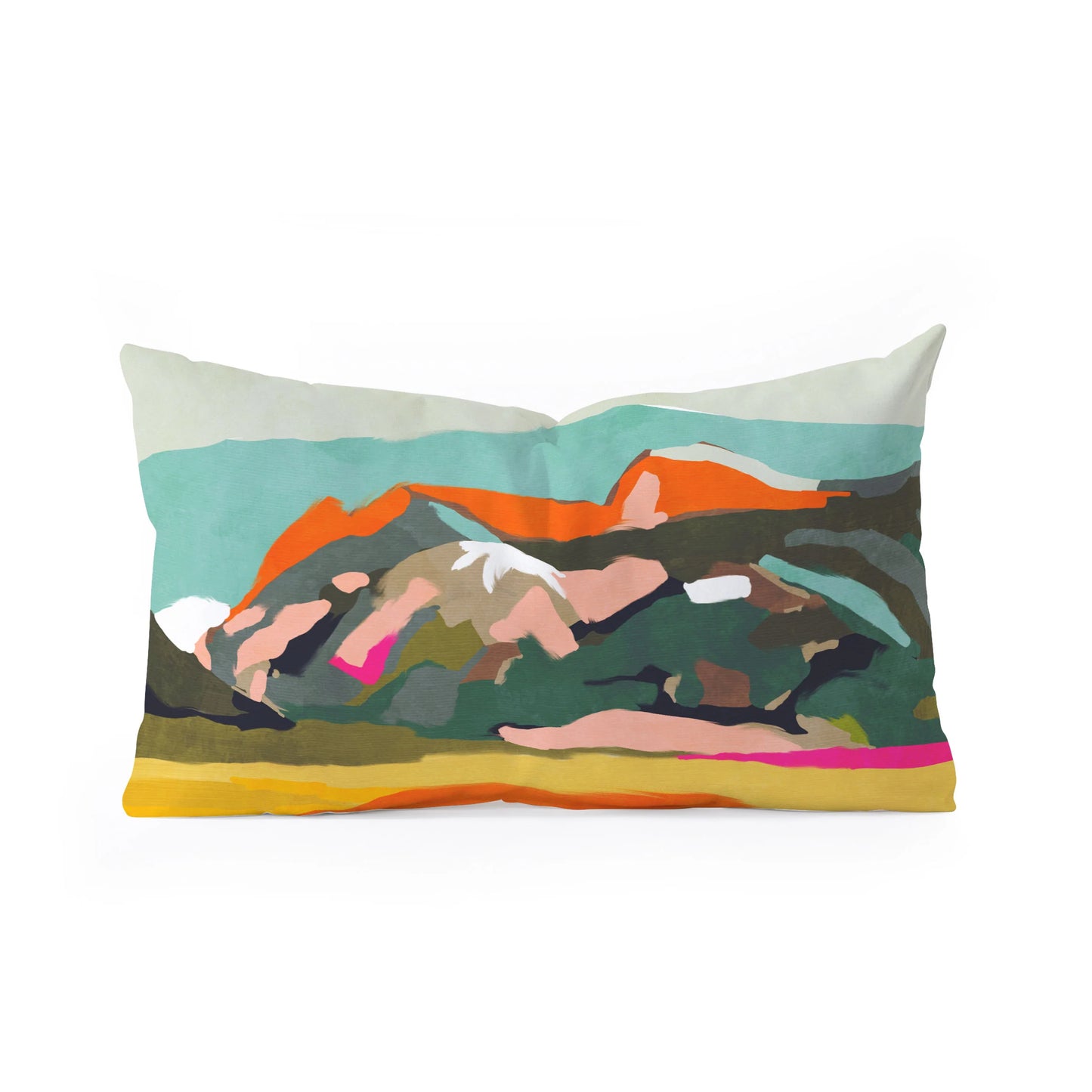 Wanderlust Lumbar Throw Pillow