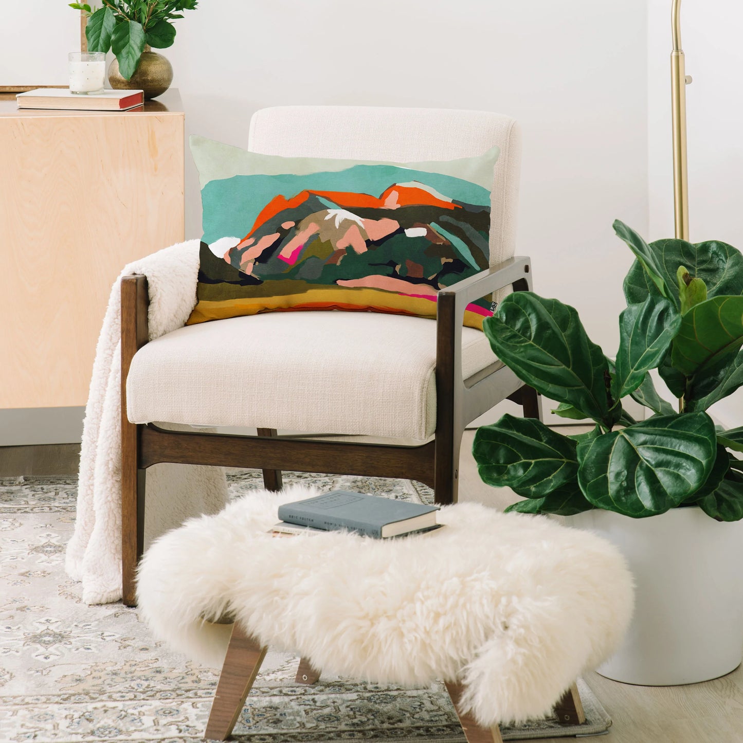 Wanderlust Lumbar Throw Pillow