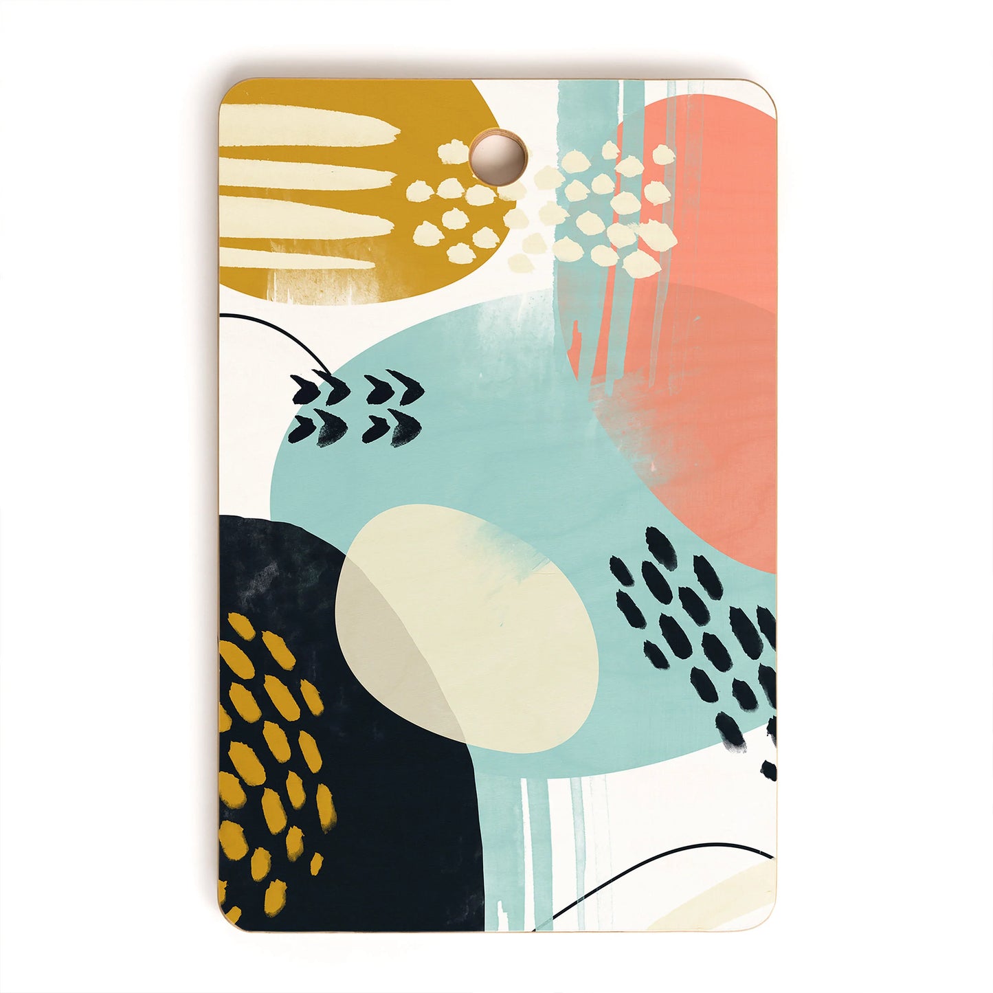 Brushstrokes Bamboo Cutting Board