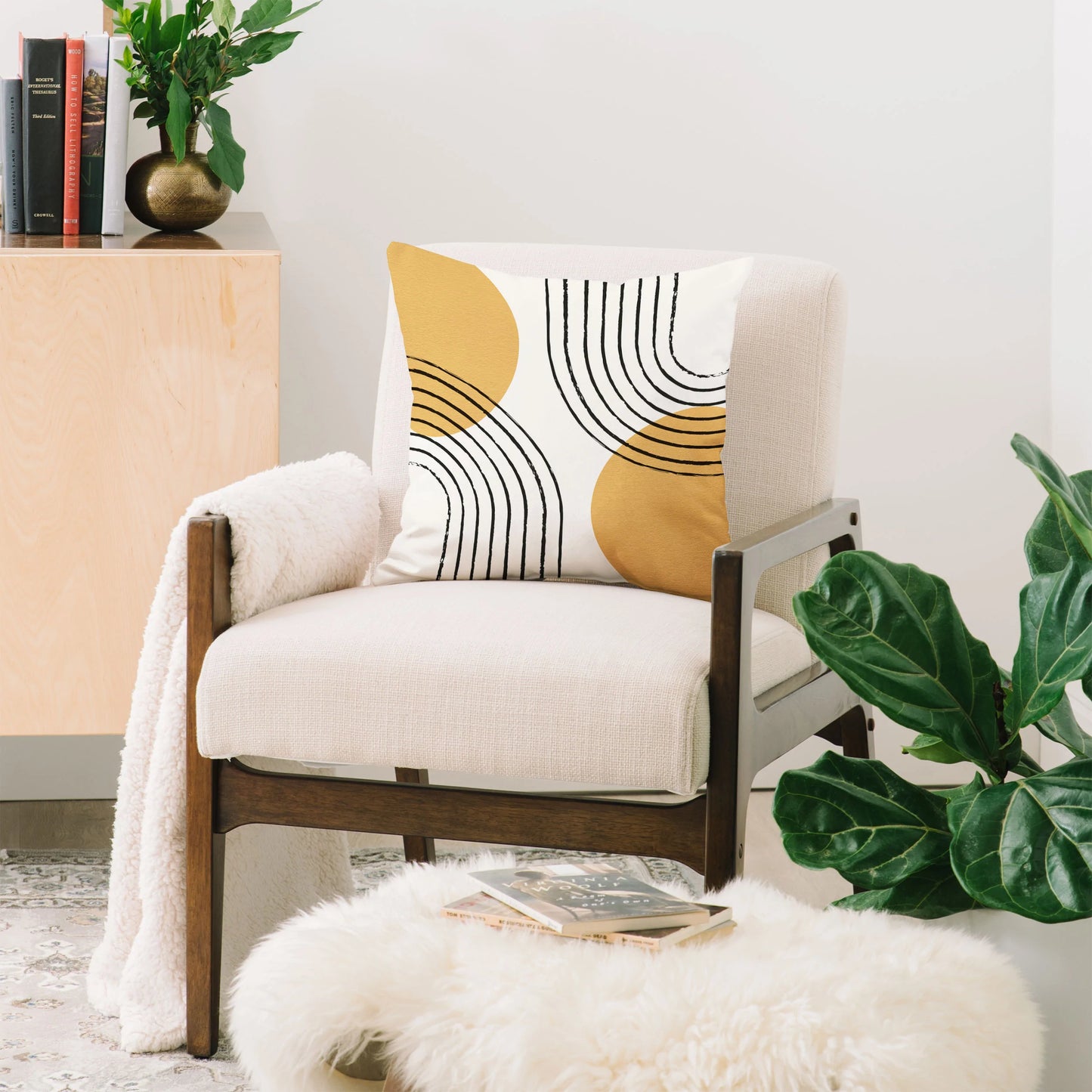 Sun Arch Throw Pillow