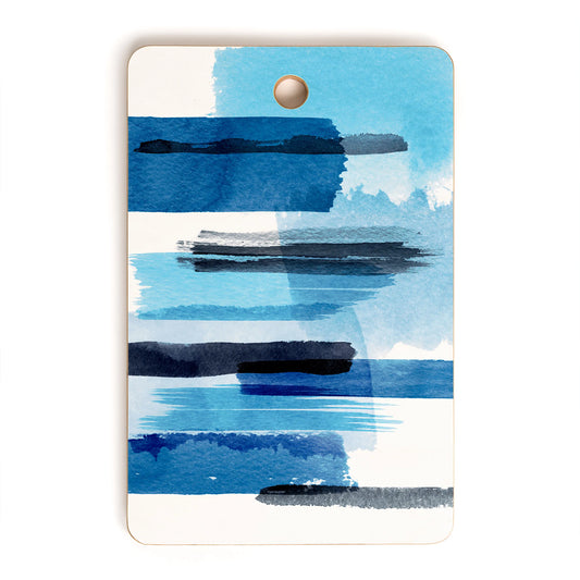 Feelings Blue Bamboo Cutting Board