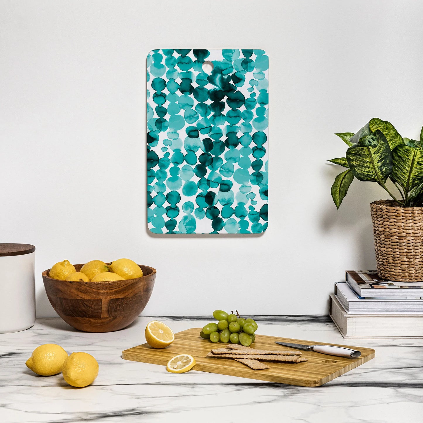 Ink Dots Bamboo Cutting Board