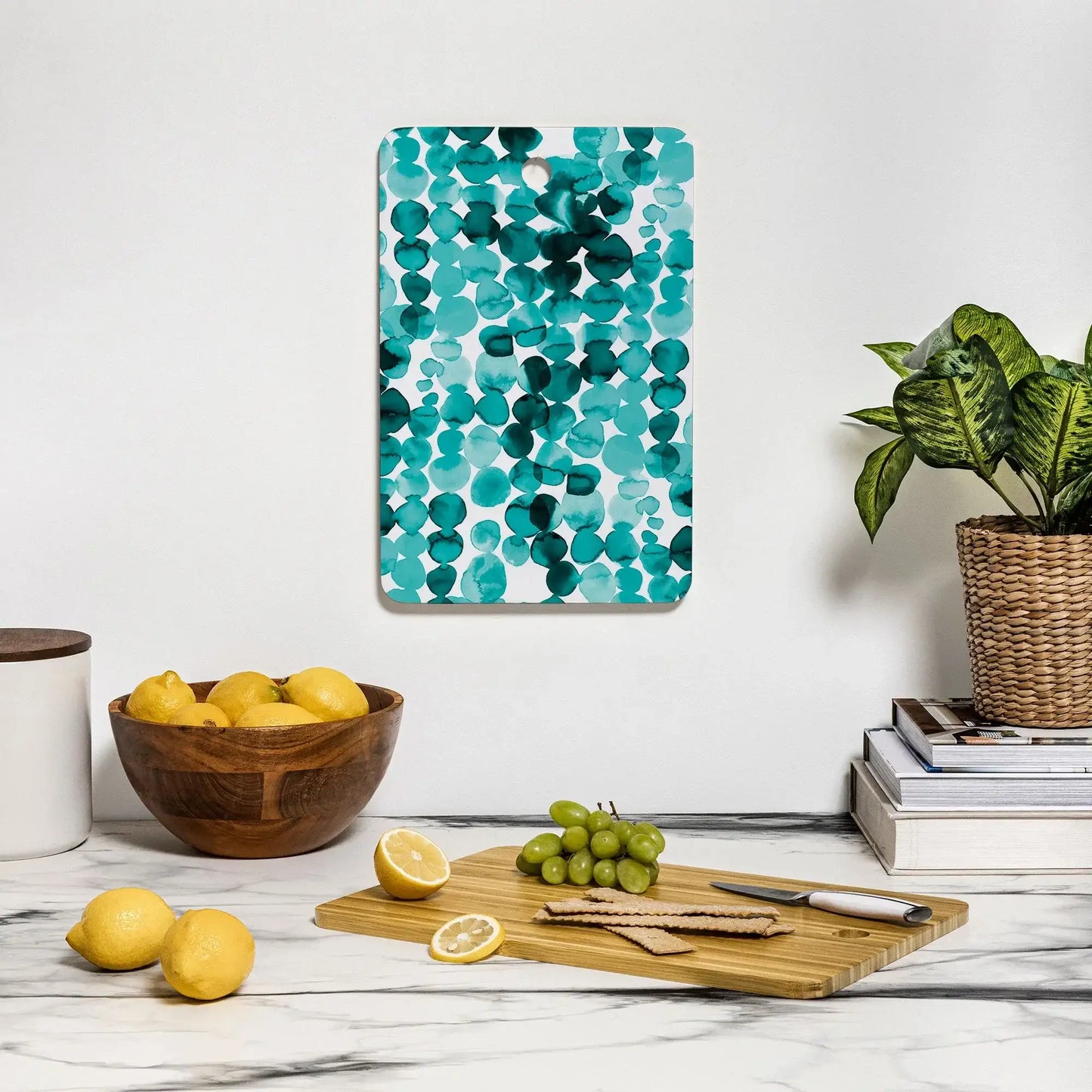Ink Dots Bamboo Cutting Board