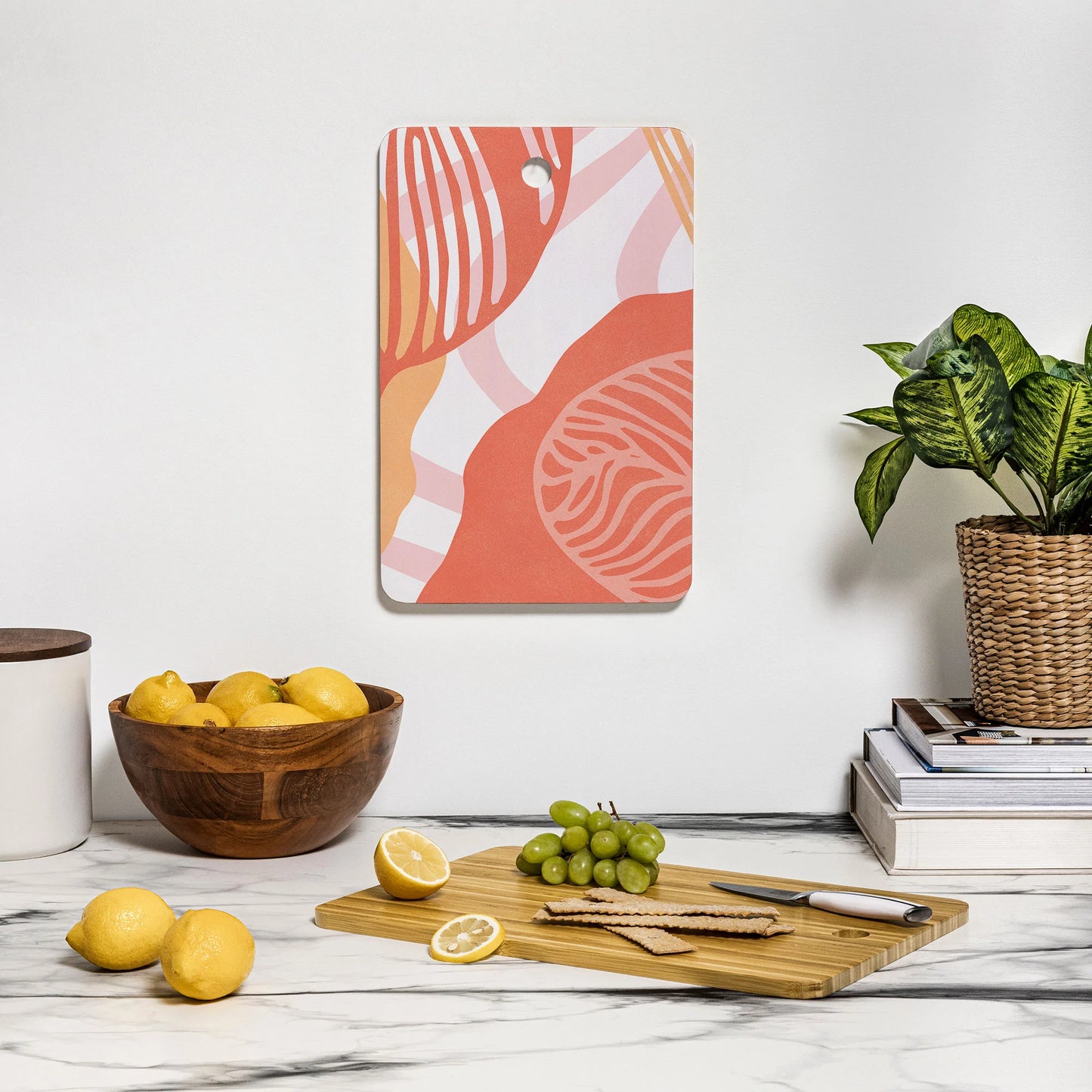 Just Peachy Bamboo Cutting Board