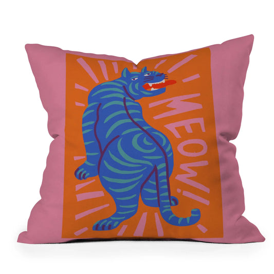 Meow Throw Pillow