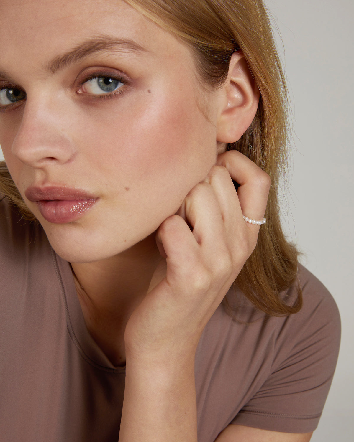 Grit Seed Pearl Ring