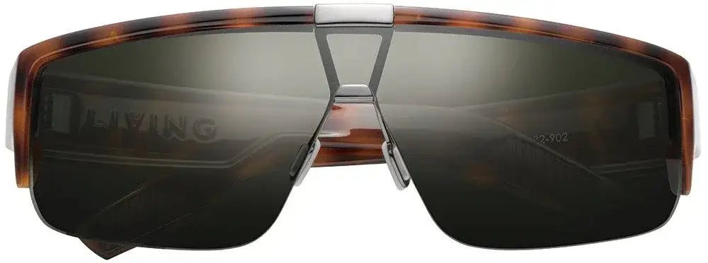 Living - Polished Classic Tortoise / Green Grey Lens