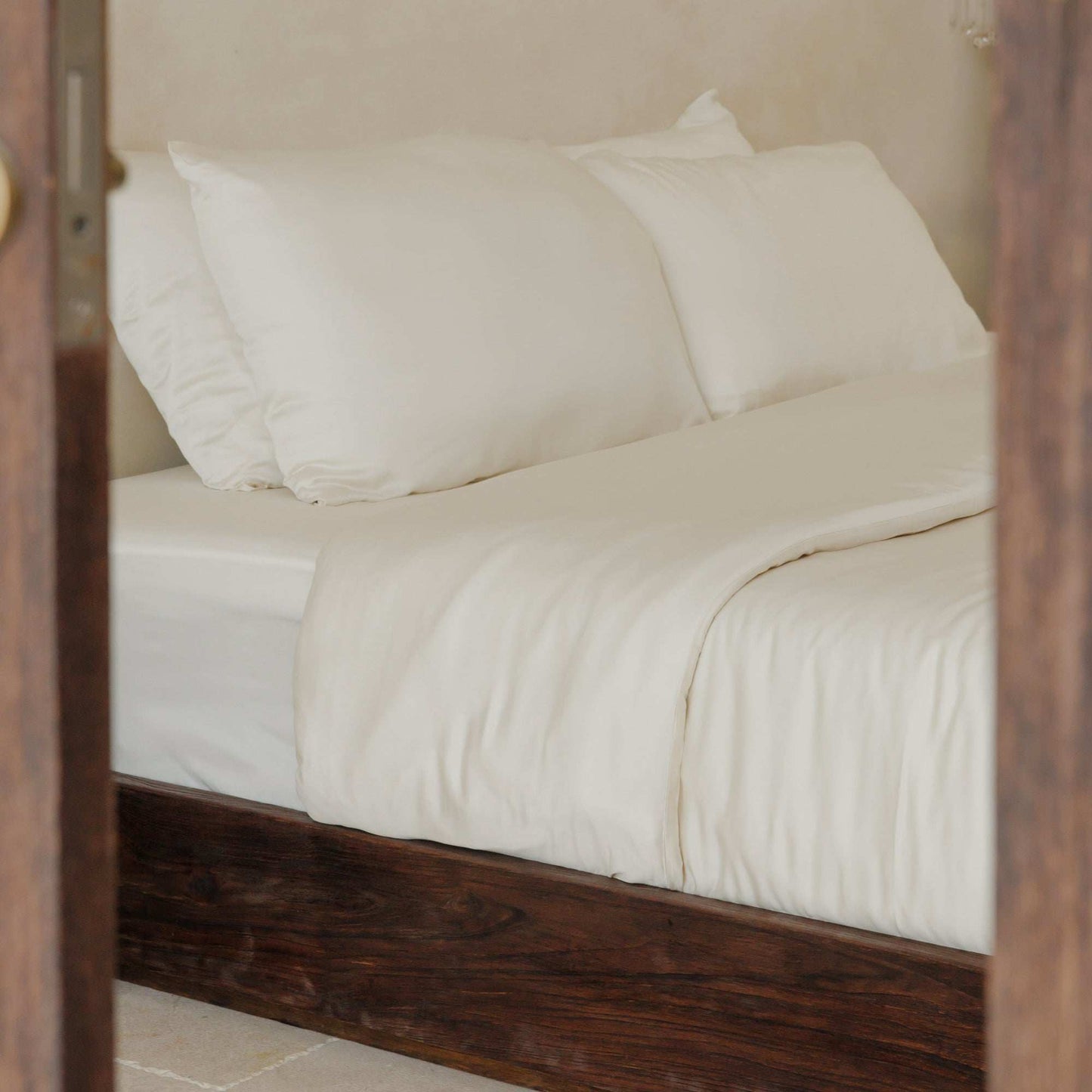 Organic Bamboo Sateen Duvet Cover Set