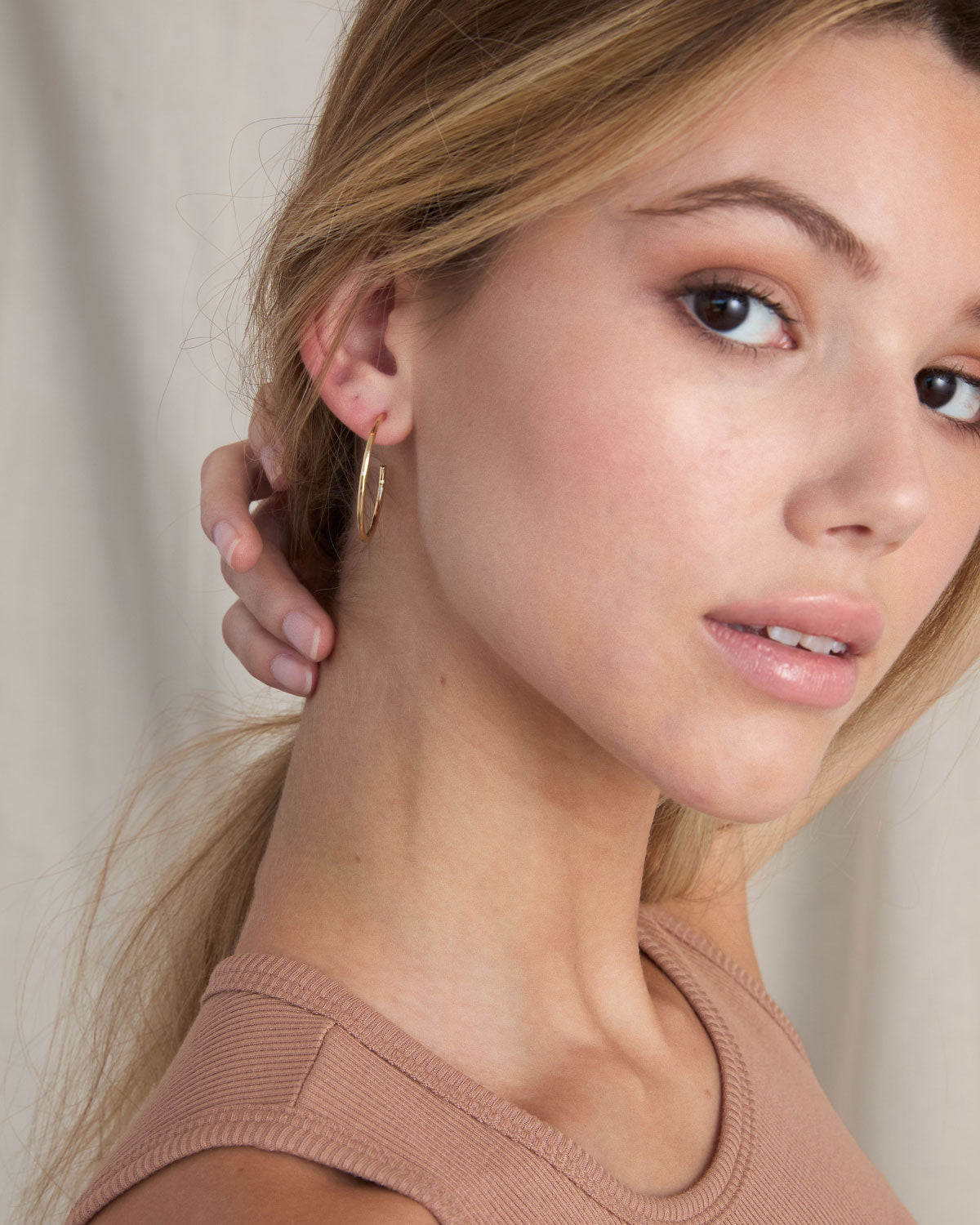 Simplicity Midi Hoop Earrings