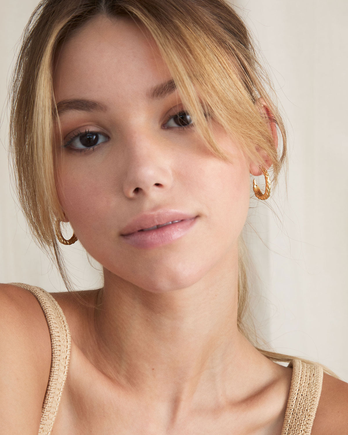 Woven Braided Hoop Earrings