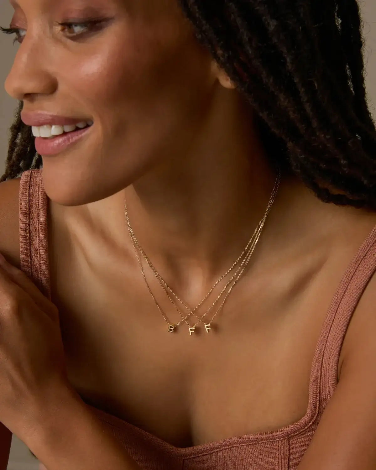 Just For You Initial Necklace — W