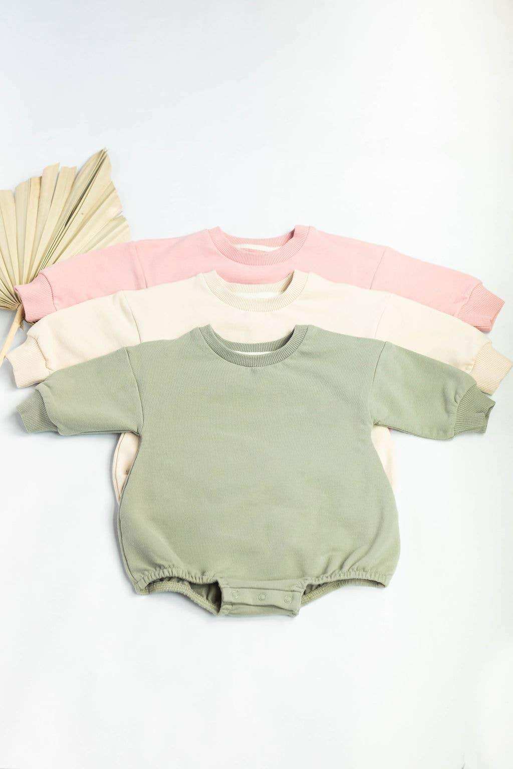Oversized Sweatshirt  Bubble Romper