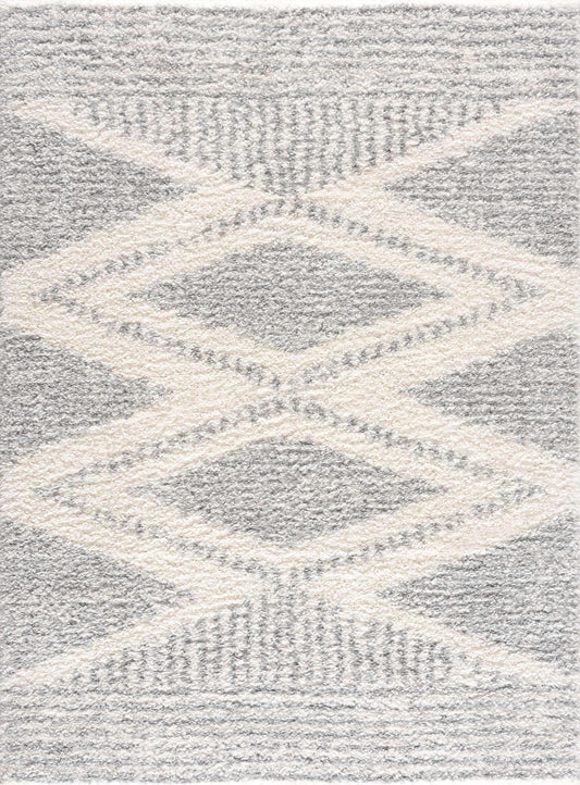 Trunding Plush Area Rug in Gray