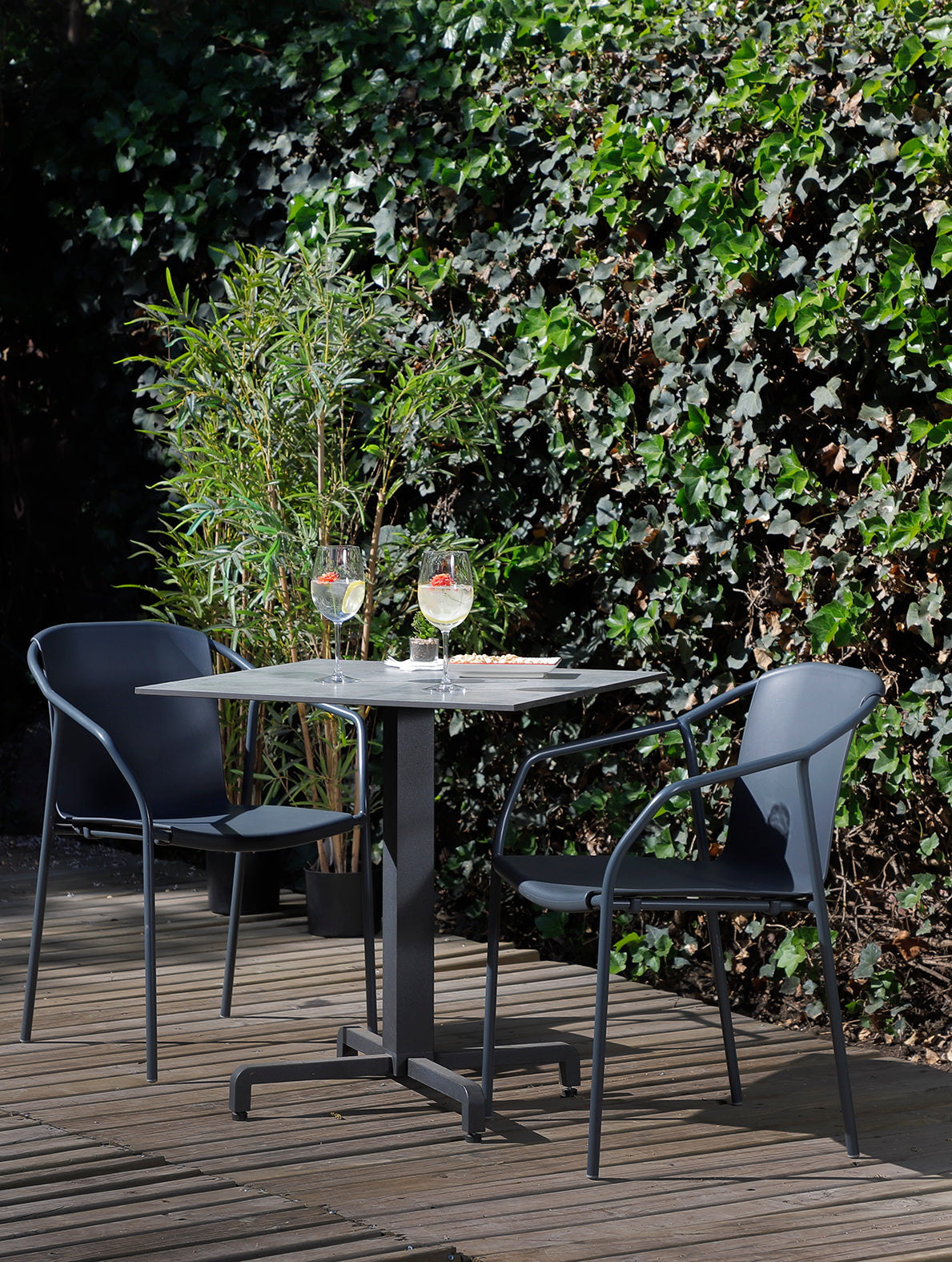 Aluminum Outdoor Arm Chair - Set of 4 - Rodi