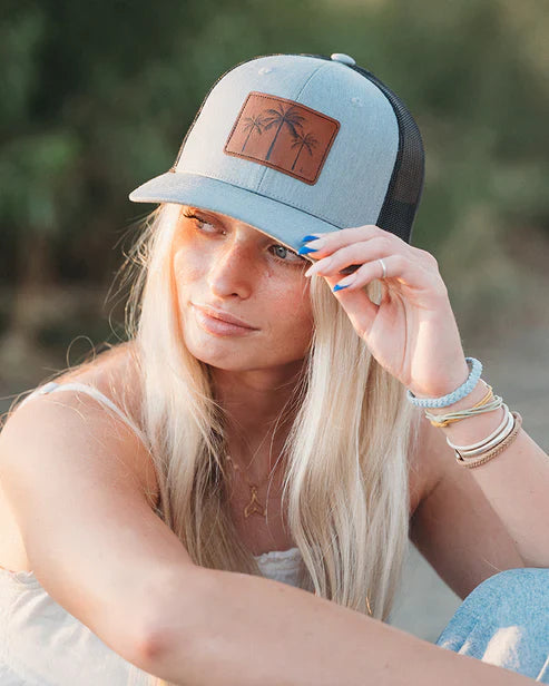 K'lani Trucker Hat - 3 Palms Grey