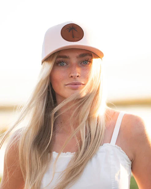 K'lani Trucker Hat - Palm Pink