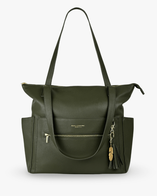 The Lillian Diaper Bag - Palmetto