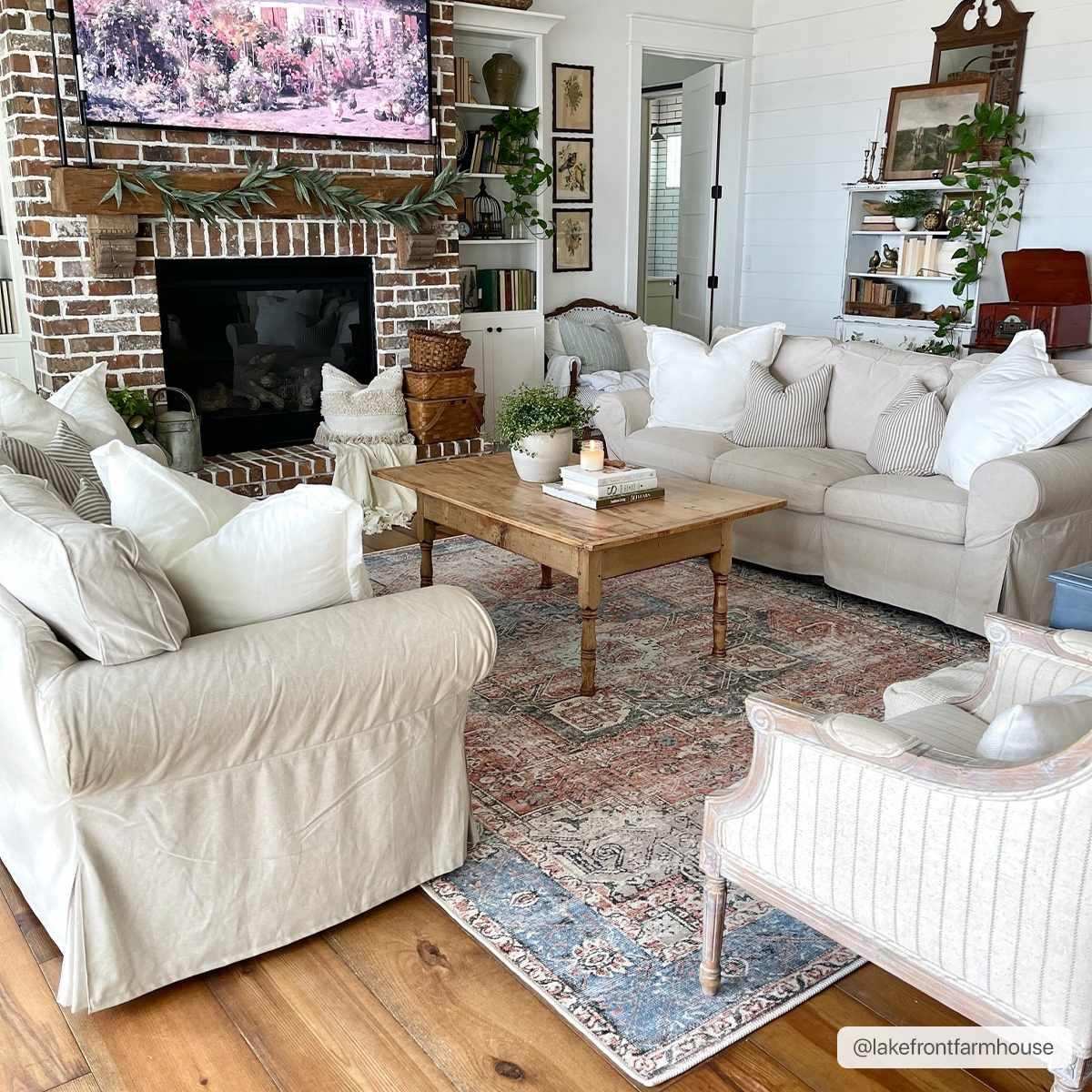 Rosman Distressed Washable Rug