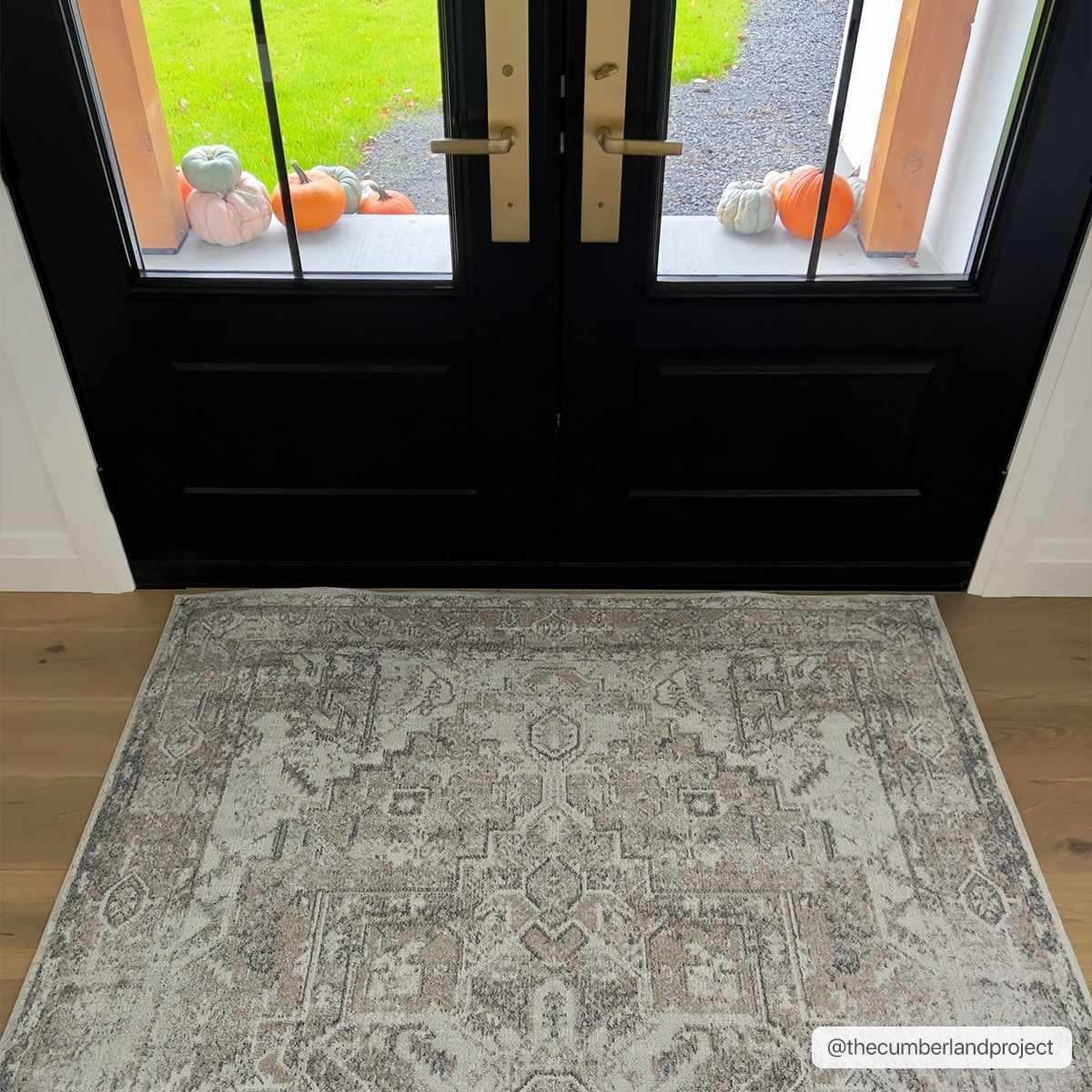 Hera Olive Boutique Washable Rug