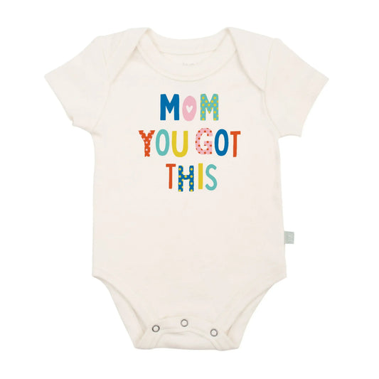 graphic bodysuit | mom you got this