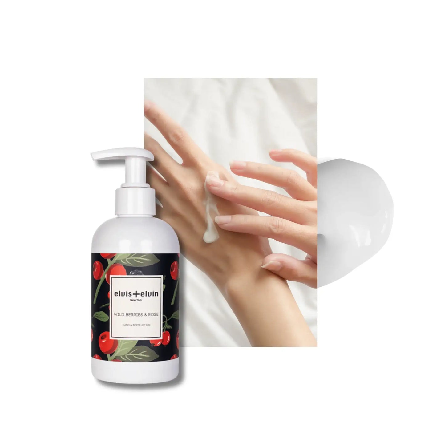 elvis+elvin Wild Berries & Rose Hand & Body Lotion