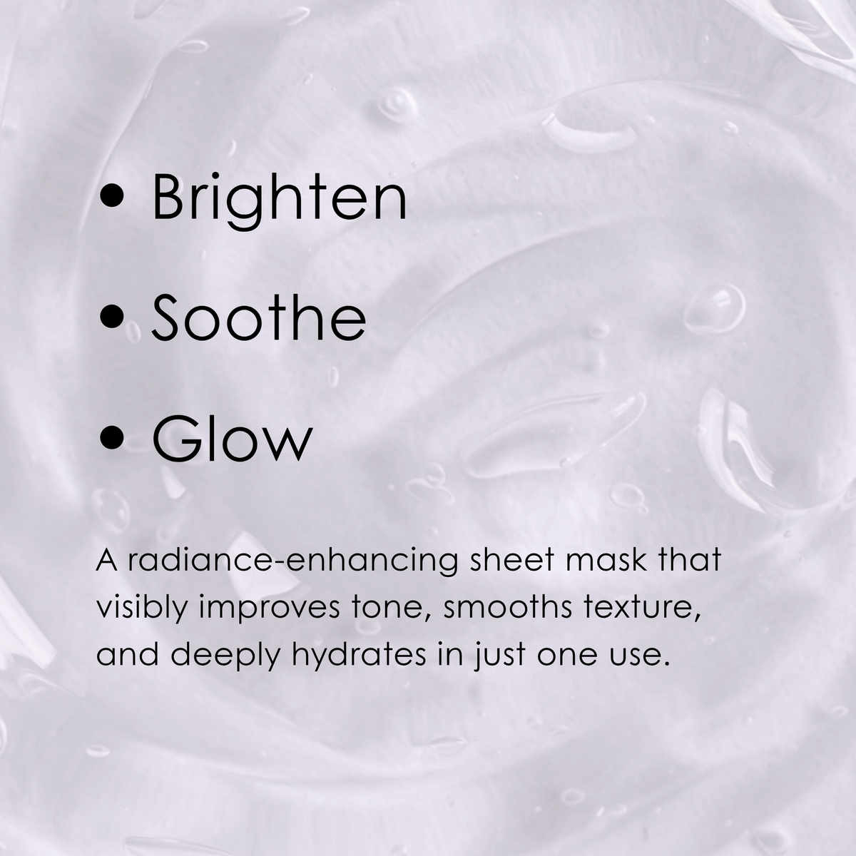 Lilac Luminance Even-Tone Hydrating Mask