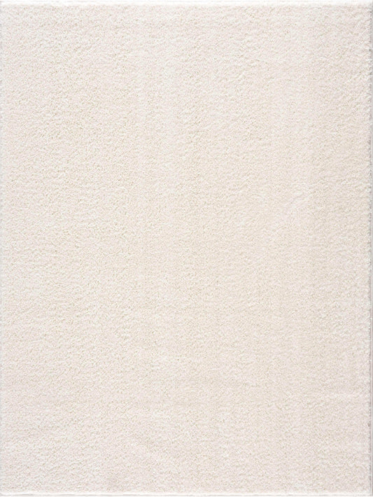 Judy White Washable Area Rug - Clearance