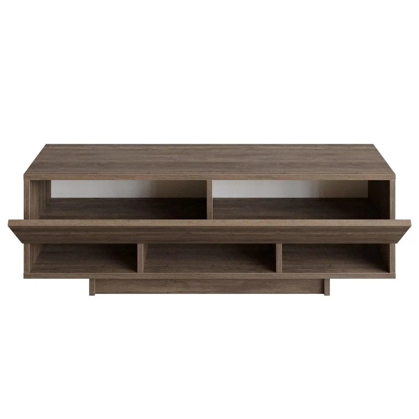 Celestia 47" TV Stand and Media Console with Cabinets and Open Shelves