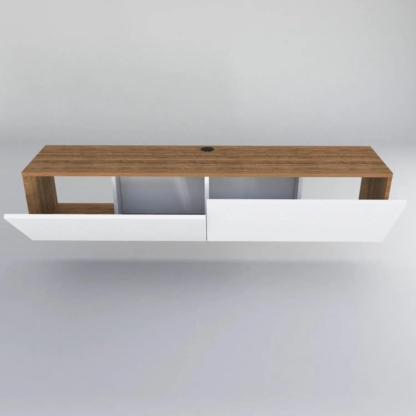 Poling 63" Wide Floating TV Stand and Media Console for TVs up to 70"