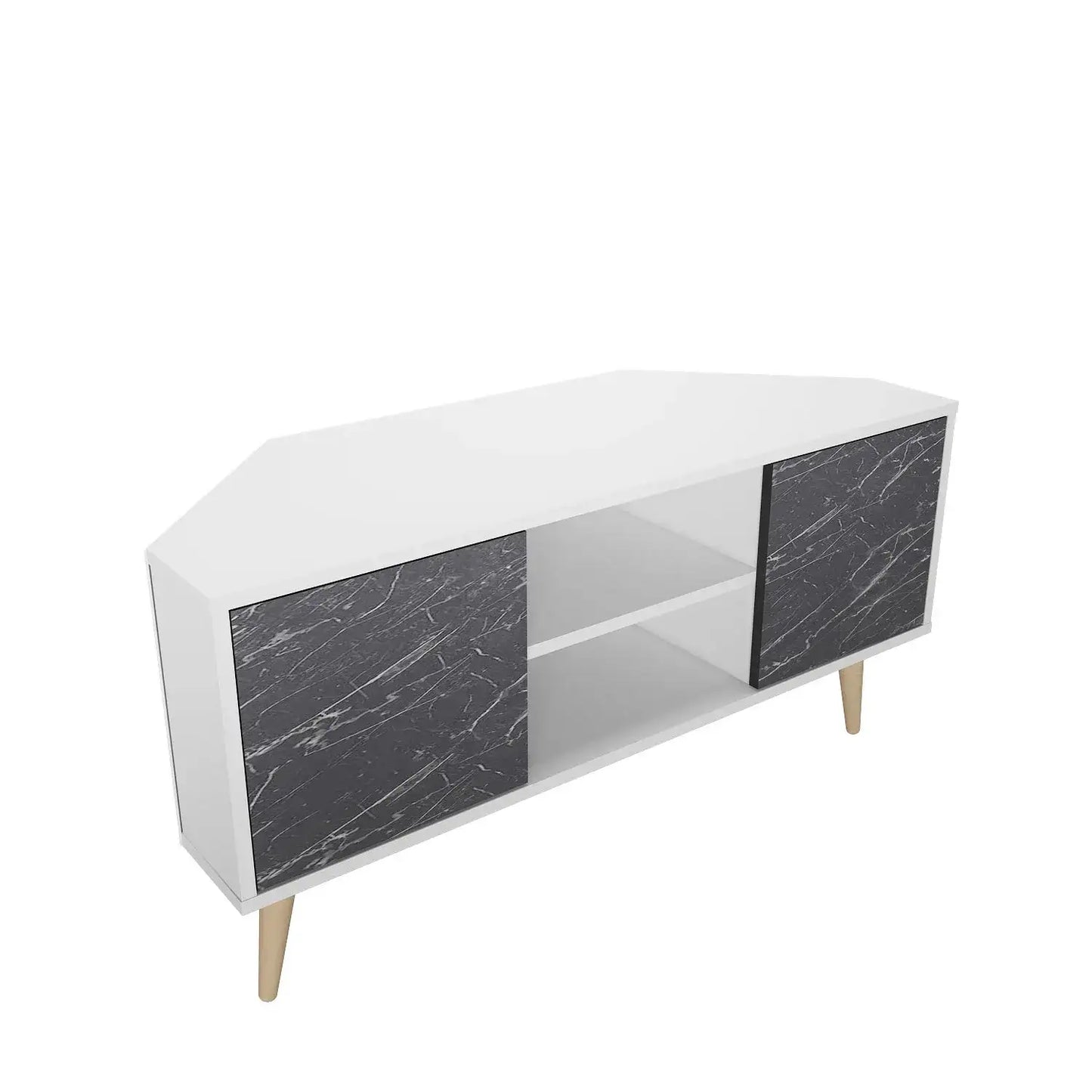 Lesson 47" Wide Corner TV Stand | Media Console