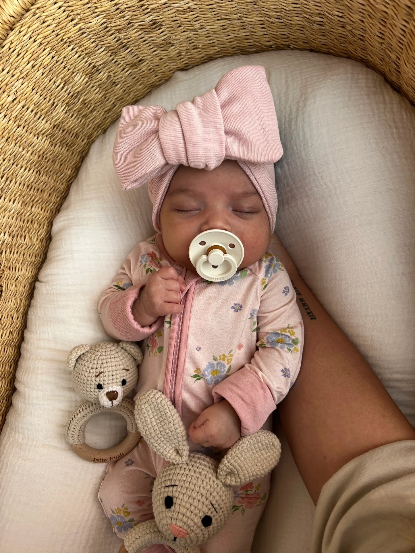 Blush Bloom (Convertible Zip Footies)