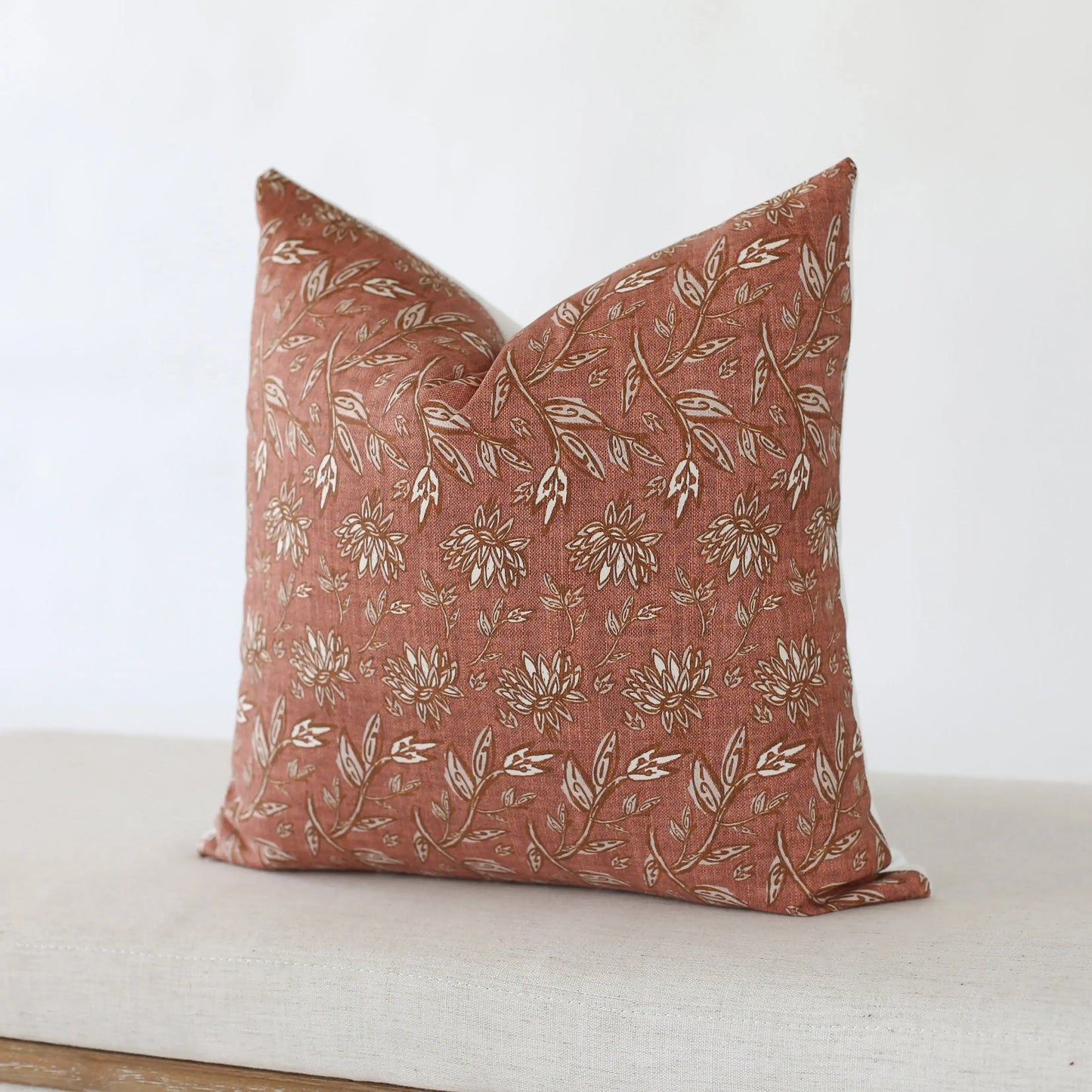 Terracotta Throw Pillow