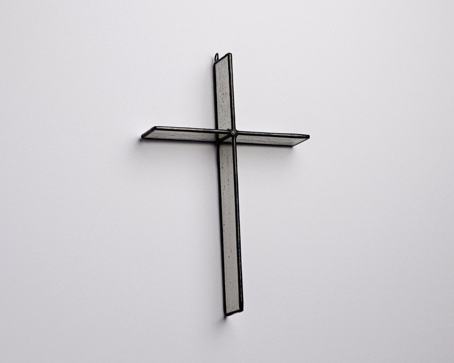 Cloud Grey Cross Suncatcher