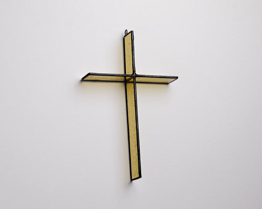 Summer Gold Cross Suncatcher