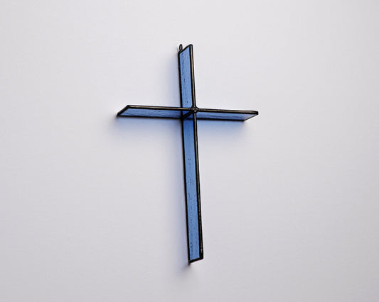 Harbor Blue Cross Suncatcher