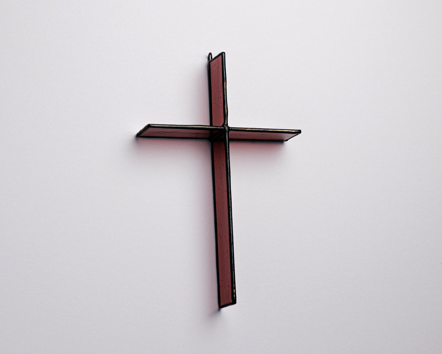Red Mulberry Cross Suncatcher