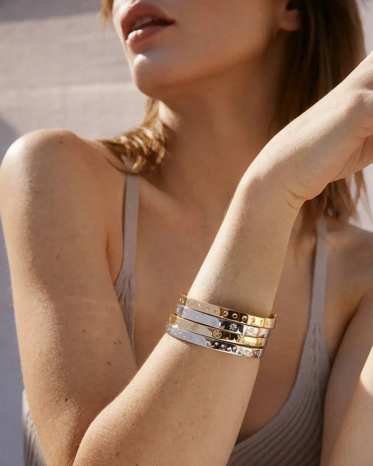 Sea Seeker Hinged Bracelet