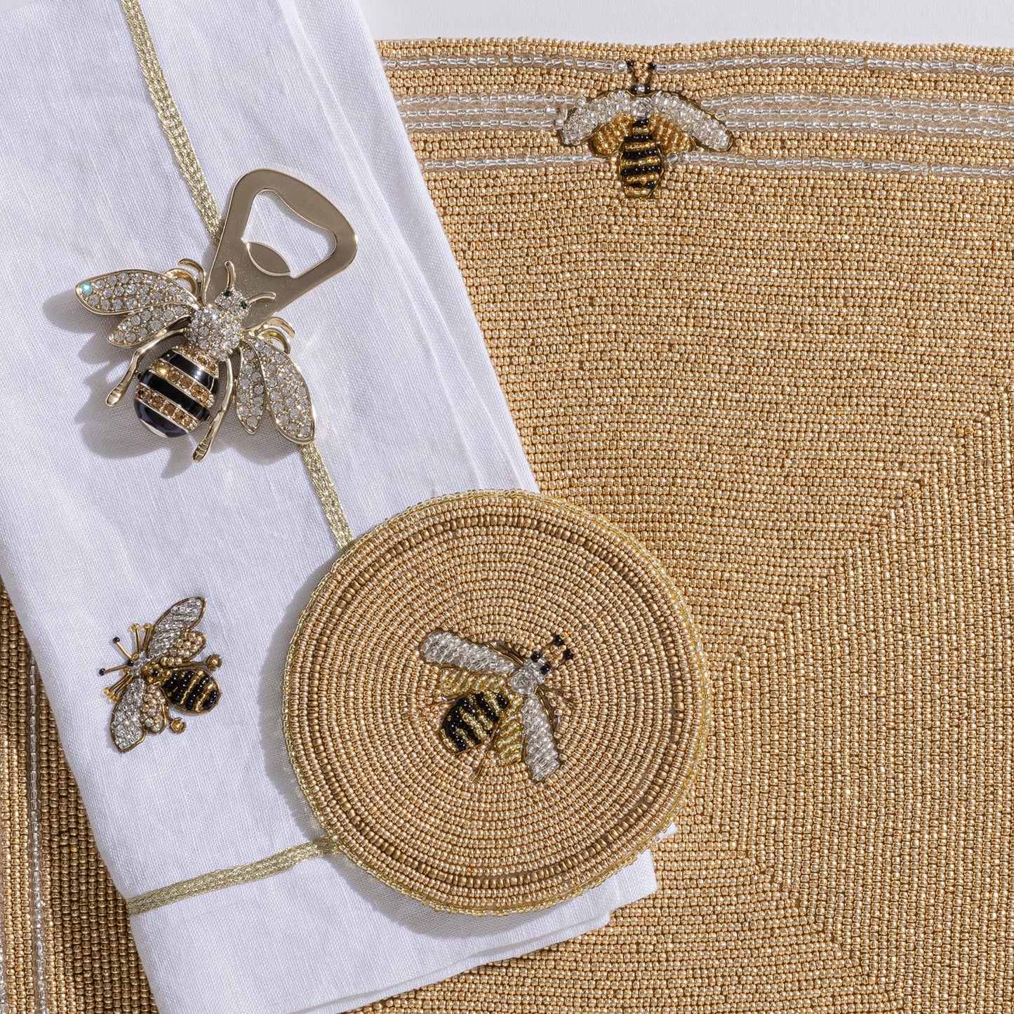 Stripey bee bottle opener