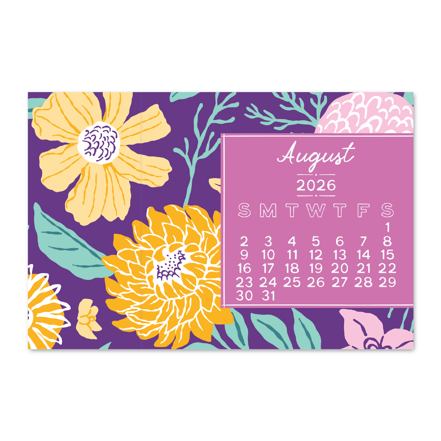 Blooms 2026 Calendar - 4x6