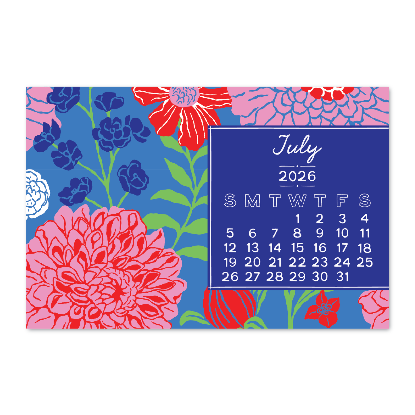 Blooms 2026 Calendar - 4x6