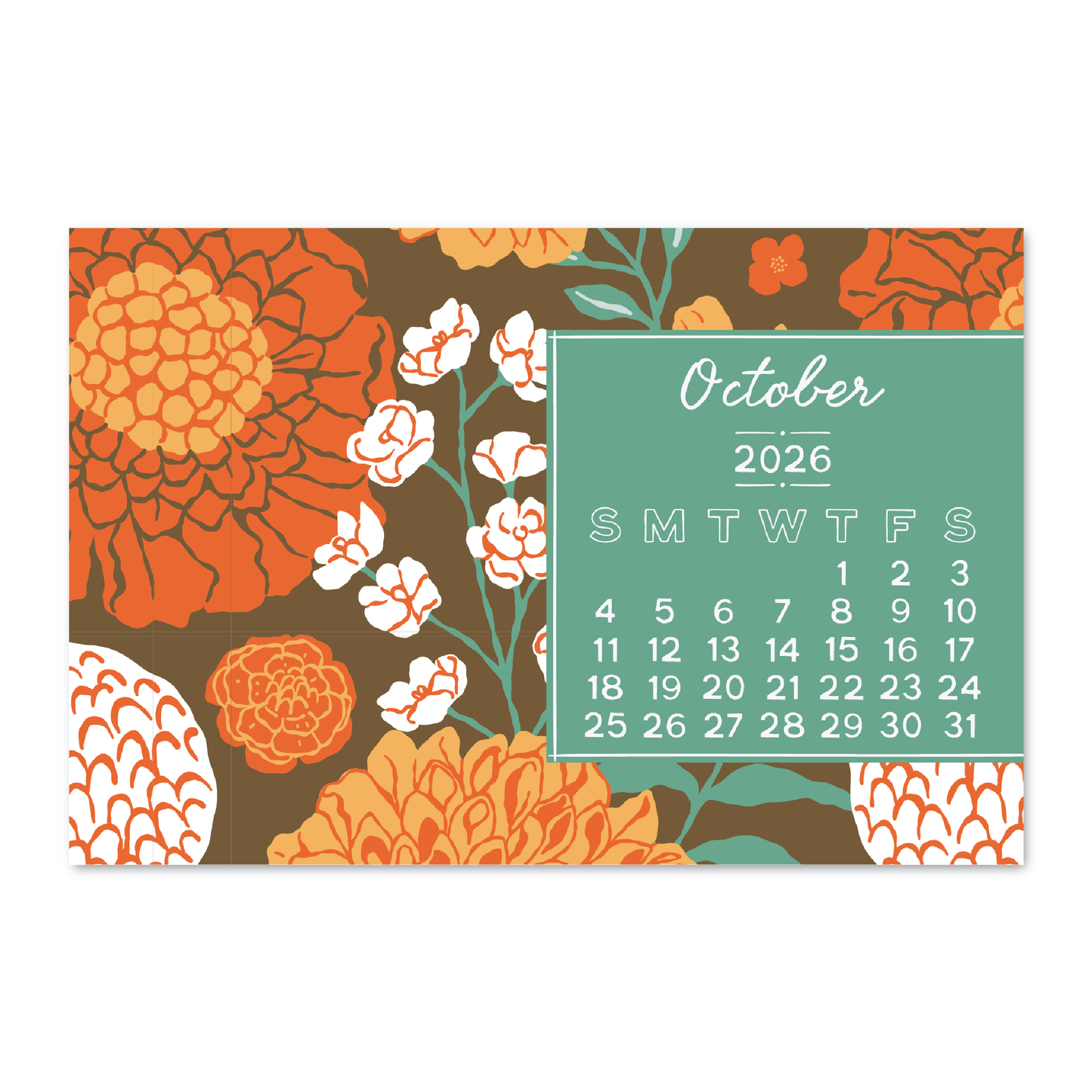 Blooms 2026 Calendar - 4x6